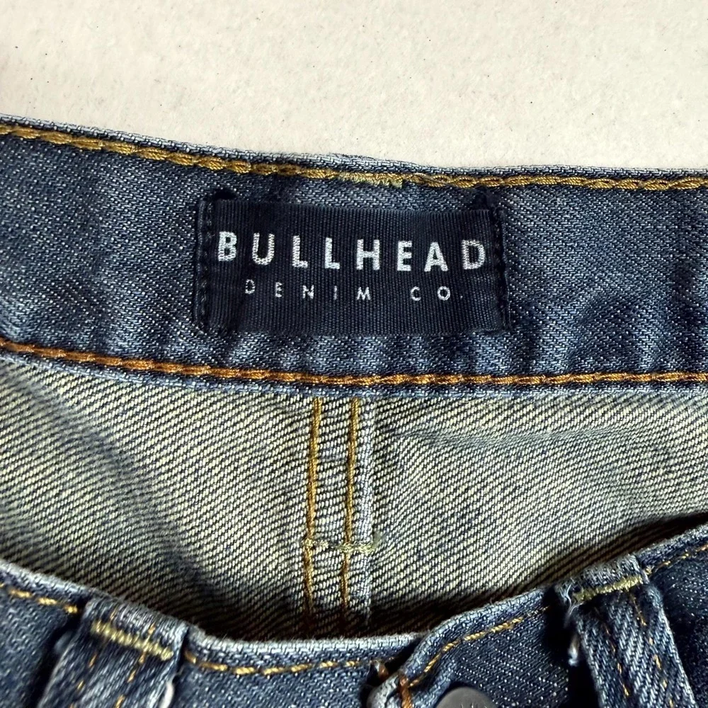 Bullhead Denim Co. Jeans Men 29x30 Blue Cotton Medium Wash Mid Rise Straight Leg